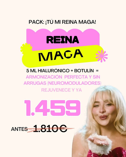 Pack: Reina Maga: equlibrado facial + botulín.